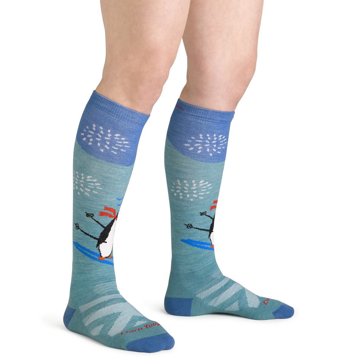 Women's Penguin Peak Over-The-Calf  Midweight Ski & Snowboard Sock-Last Chance