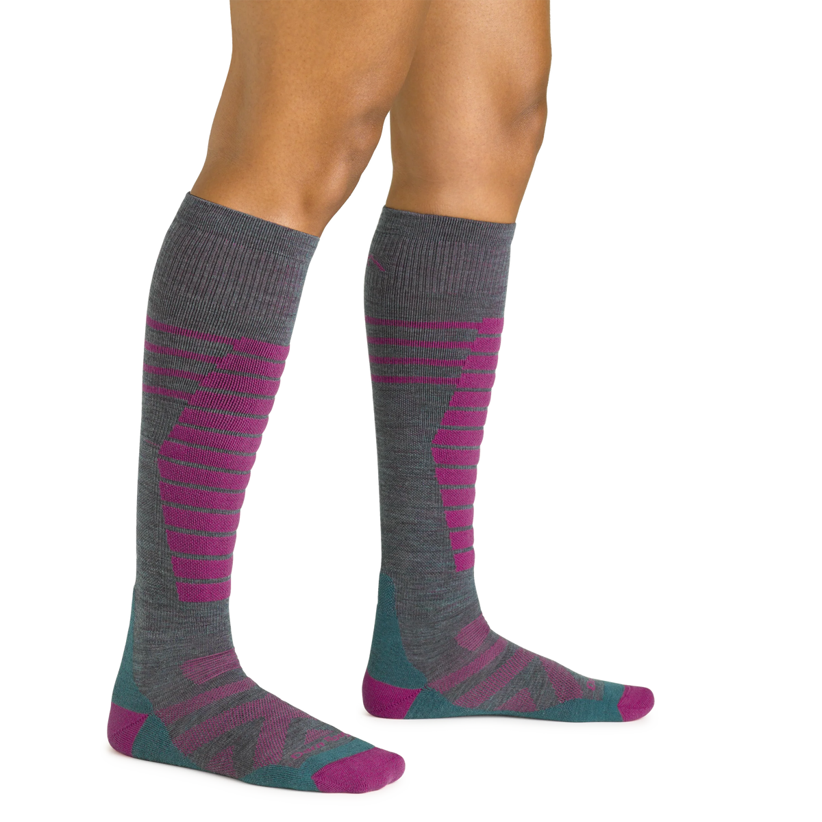 Women's Edge Over-the-Calf  Midweight Ski & Snowboard Sock-Last Chance
